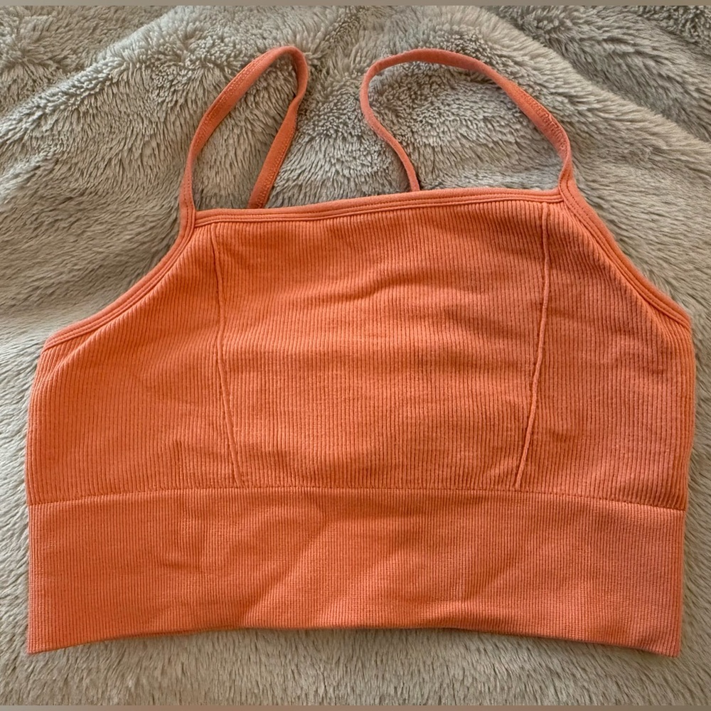 Fabletics Sports Bra in Size Medium - Orange